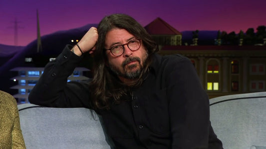 Dave Grohl gets annoyed with James Corden playing Foo Fighters songs on keyboard Official Merchandise Store