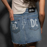 AC/DC - Womens Indigo Denim Skirt