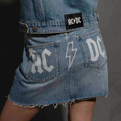 AC/DC - Womens Indigo Denim Skirt