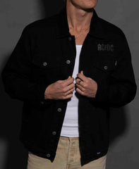 AC/DC - Back In Black - Black Tar Denim Jacket