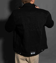 AC/DC - Back In Black - Black Tar Denim Jacket