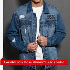 AC/DC - High Voltage - Dark Indigo Unisex Denim Jacket