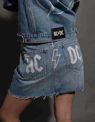 AC/DC - Womens Indigo Denim Skirt