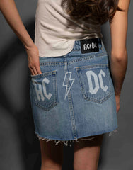 AC/DC - Womens Indigo Denim Skirt