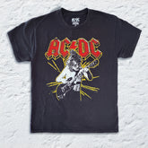 AC/DC - Angus Spark - Black Vintage T-shirt