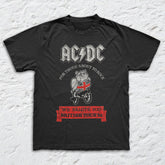 AC/DC - British Bulldog - Black Garment-dyed T-shirt