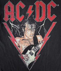 AC/DC - Angus Live 1984 - Black Garment-dyed T-shirt