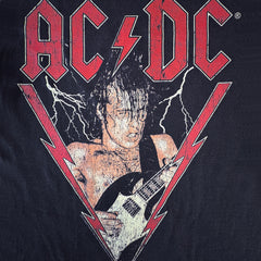 AC/DC - Angus Live 1984 - Black Vintage T-shirt