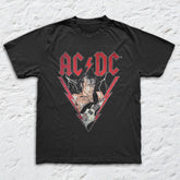 AC/DC - Angus Live 1984 - Black Garment-dyed T-shirt