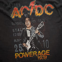 AC/DC - Powerage 78 - Black Vintage T-shirt