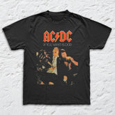 AC/DC - If You Want Blood - Black Garment-dyed T-shirt