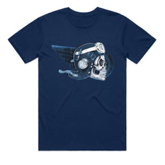 Alchemy England - Deadly Ace - Navy T-shirt