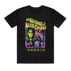 Alice Cooper - Revenge Collage - Black T-shirt