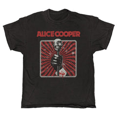 Alice Cooper - Skull Cane - Black Vintage T-shirt