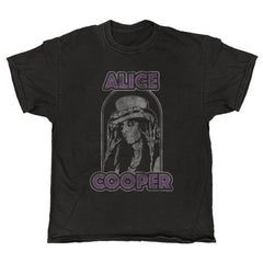 Alice Cooper - Top Hat - Black Vintage T-shirt