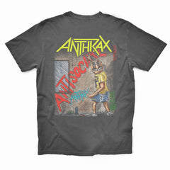 ANTHRAX - I'm Anti-Social - Faded Black T-shirt