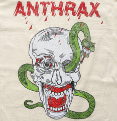 Anthrax - Skull Snake - Cream T-shirt