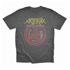 ANTHRAX - SOE on Tour - Faded Black T-shirt
