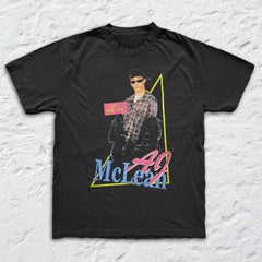 Backstreet Boys - AJ McLean - Black Garment-dyed T-shirt