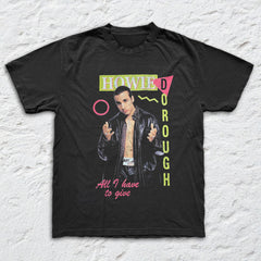 Backstreet Boys - Howie Dorough - Black Garment-dyed T-shirt