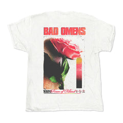 Bad Omens - Rose - White Vintage T-shirt