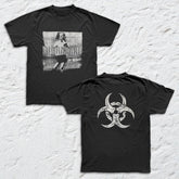 Biohazard - Gasmask - Black Garment-dyed T-shirt