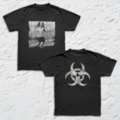 Biohazard - Gasmask - Black Garment-dyed T-shirt