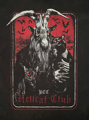 Blackcraft - Hellcat Club - Black Garment-dyed T-shirt