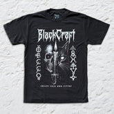 Blackcraft - Cat Skull Future - True Black T-shirt