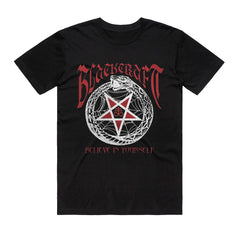 Blackcraft - Red Pentagram - Black T-shirt