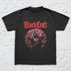 Blackcraft - Stained Glass - Black Garment-dyed T-shirt