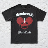 Blackcraft x Deadmau5 - Blood Mau5 - Black T-shirt