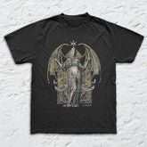 Bring Me The Horizon - Amen Wings - Black Garment-dyed T-shirt