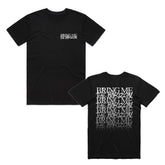 Bring Me The Horizon - Stacked Logo - Black T-shirt