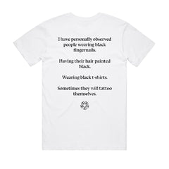 Black Veil Brides - Knives & Pens Lyrics - White T-shirt