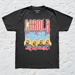 Cardi B - Am I The Drama Faces - True Black T-shirt