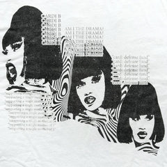 Cardi B - Defense Fund - Womens White Crop