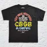 CBGB & OMFUG - 315 Bowery St NY - Black Vintage T-shirt