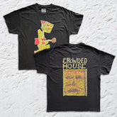 Crowded House - Euro Tour '82 - Black Vintage T-shirt