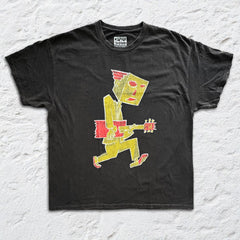 Crowded House - Euro Tour '82 - Black Vintage T-shirt