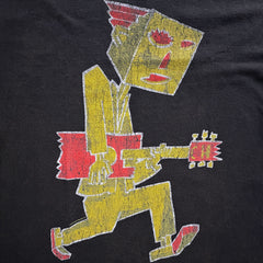 Crowded House - Euro Tour '82 - Black Vintage T-shirt