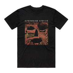 Crowded House - Woodface - Black T-shirt