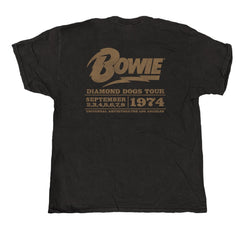 David Bowie - Diamond Dogs Tour '79 - Black Vintage T-shirt