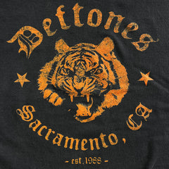Deftones - Tiger - Black Garment-dyed T-shirt