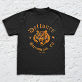 Deftones - Tiger - Black Garment-dyed T-shirt