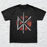 Dead Kennedys - Distress Logo - Black Garment-dyed T-shirt