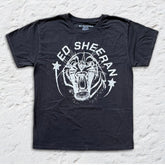 Ed Sheeran - Tiger - Black Vintage T-shirt
