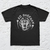 Ed Sheeran - Tiger - Black Garment-dyed T-shirt