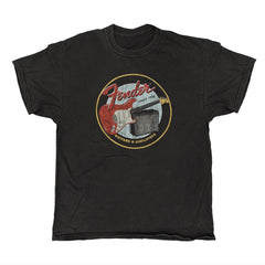 Fender - Guitars & Amps - Black Vintage T-shirt