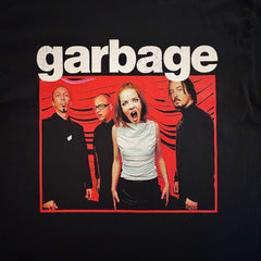 Garbage - Yelling Photo - Black T-shirt